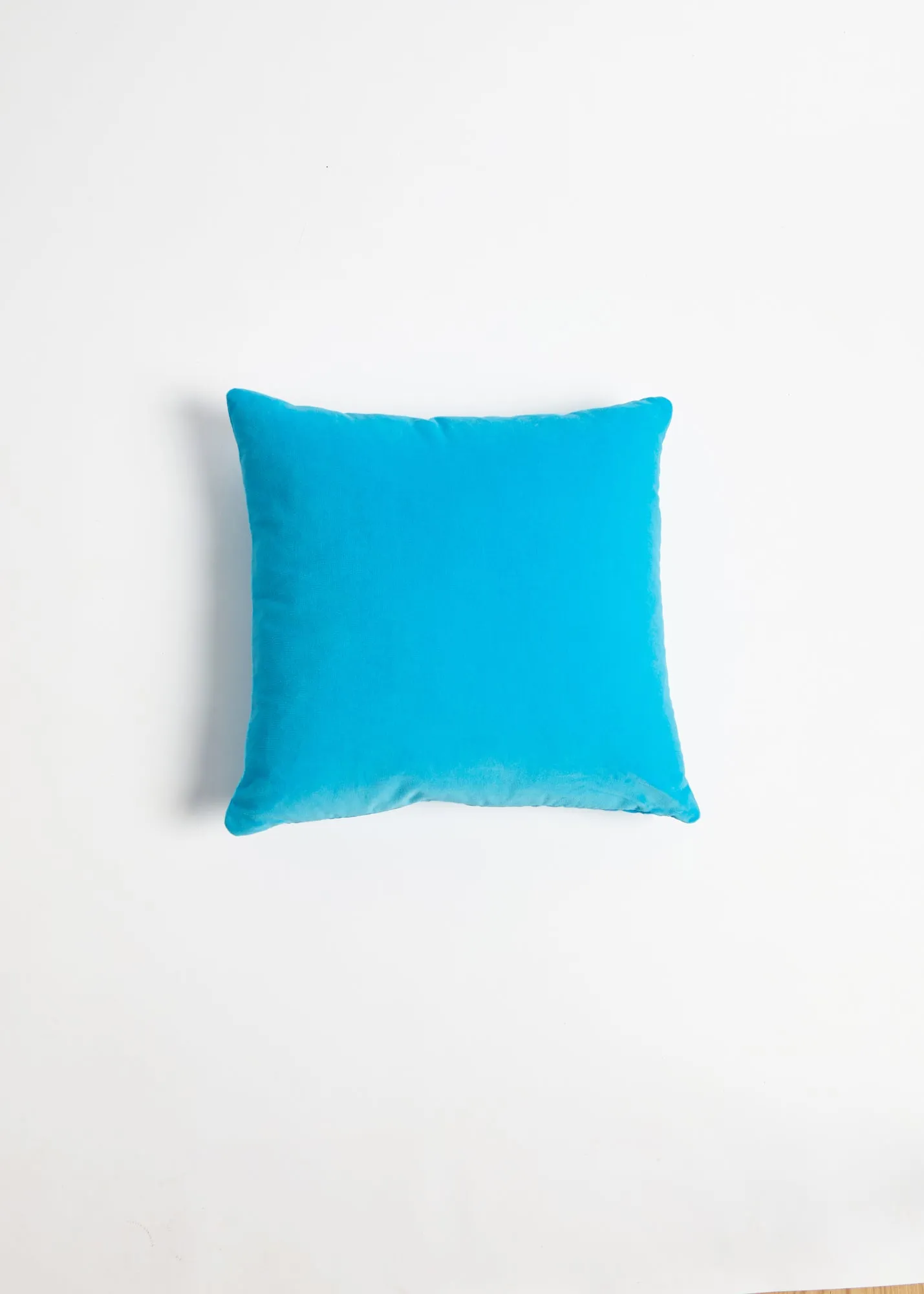 Foxford Bahama Blue Velvet 18inch Cushion