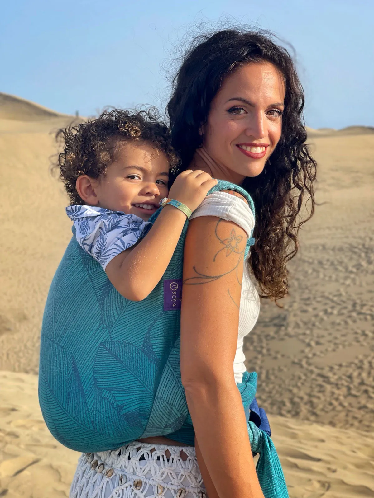 Fronds Glade with Seacell Cairis Baby Carrier