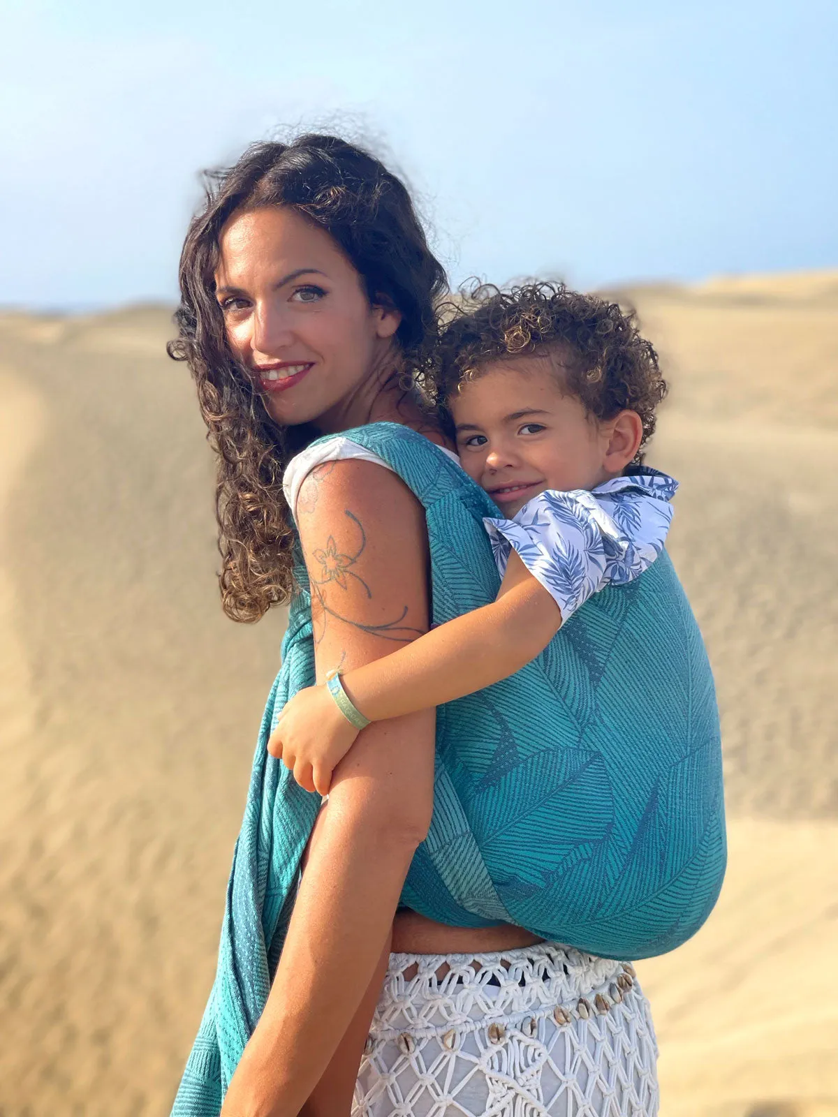 Fronds Glade with Seacell Cairis Baby Carrier