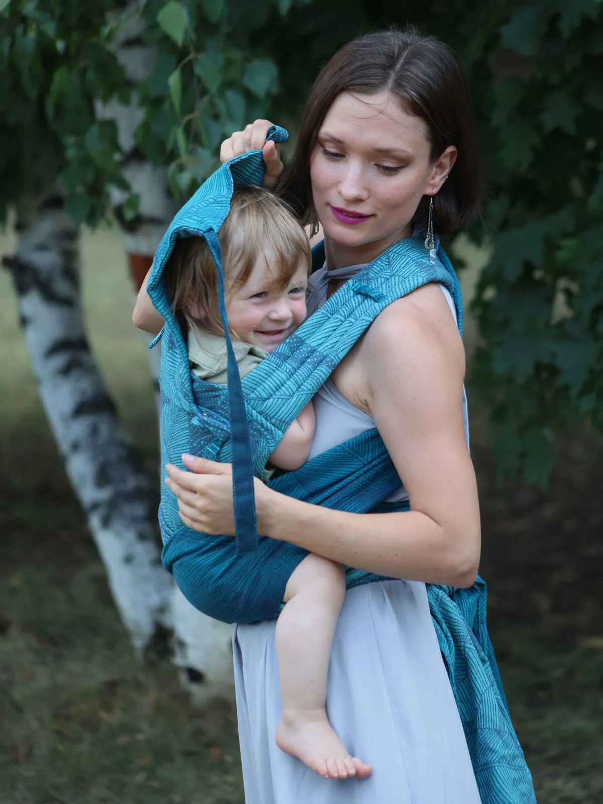 Fronds Glade with Seacell Cairis Baby Carrier
