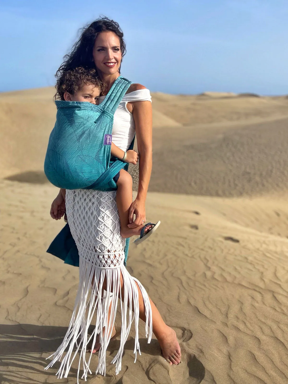 Fronds Glade with Seacell Cairis Baby Carrier