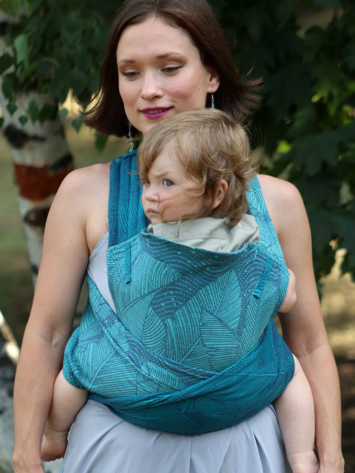 Fronds Glade with Seacell Cairis Baby Carrier
