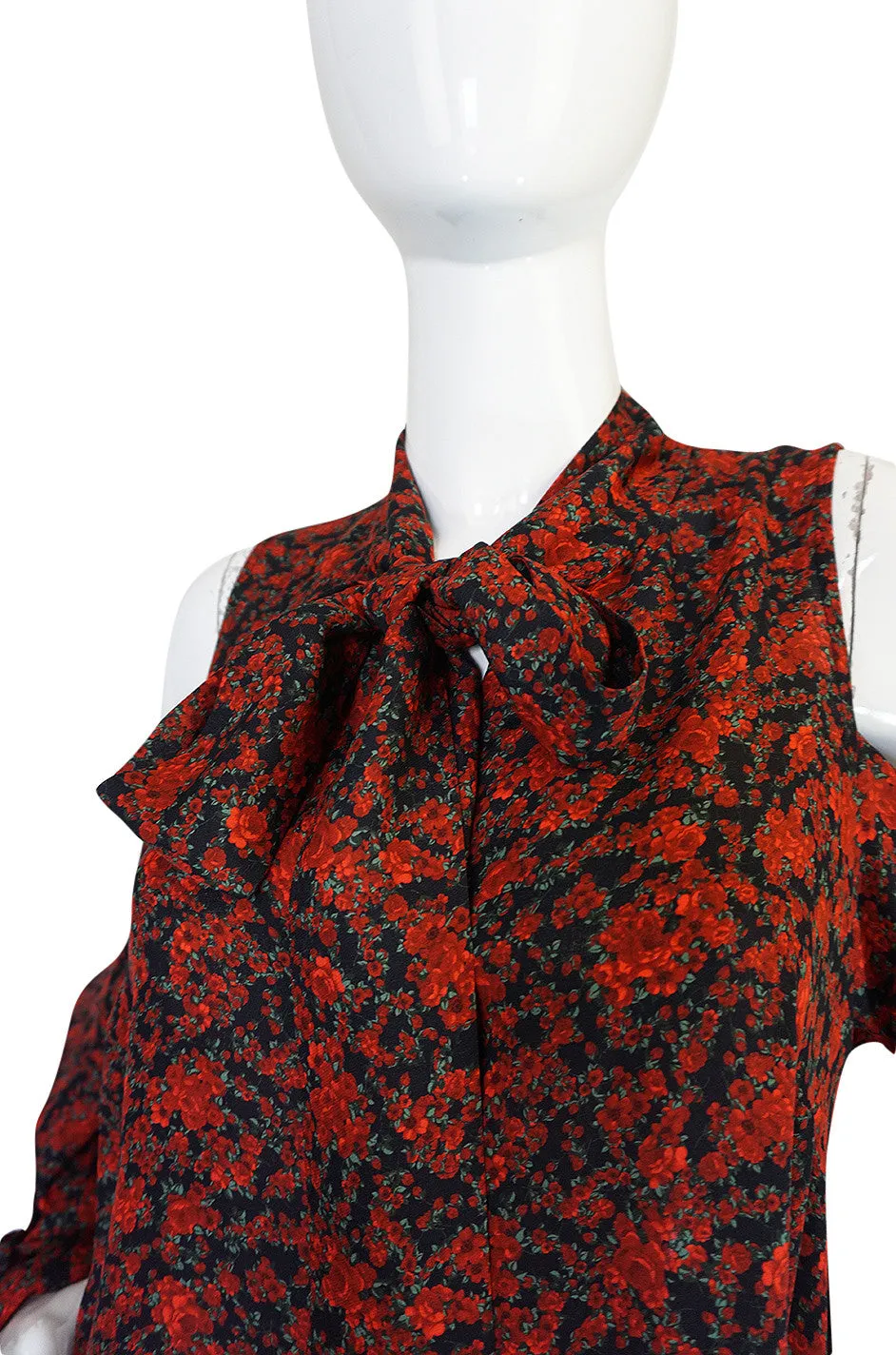 F/W 2016 Magda Butrym "Haifa" Silk Cut Out Mini Dress