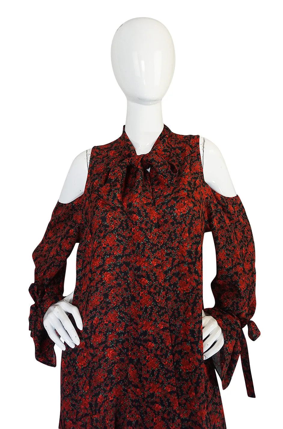 F/W 2016 Magda Butrym "Haifa" Silk Cut Out Mini Dress