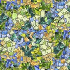 Glass Menagerie-Mosaic Blue/Green