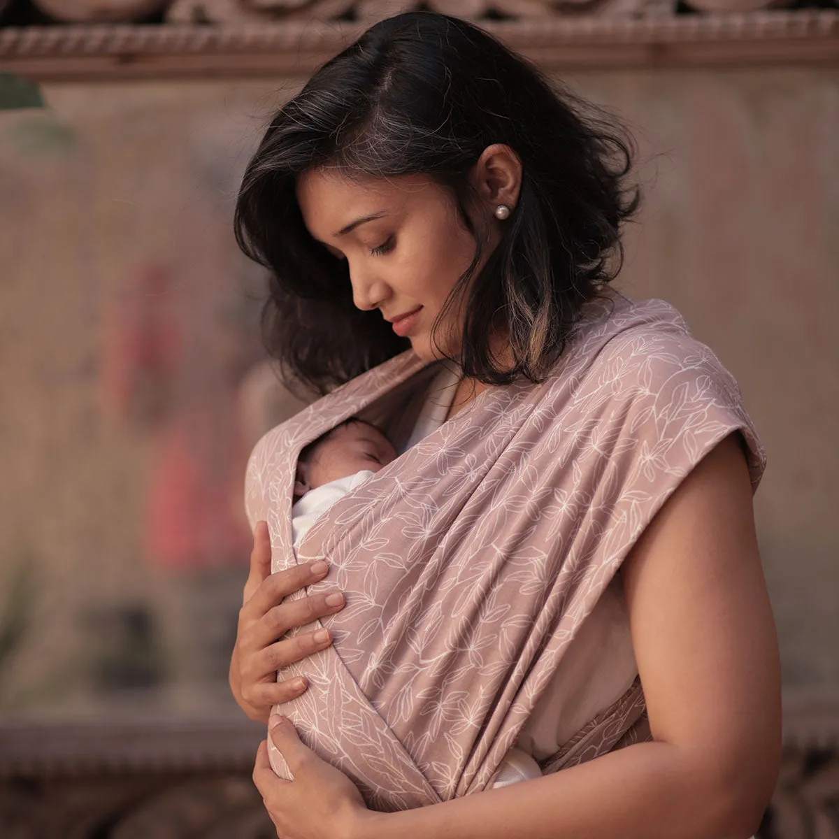 Godilo Ergonomic Organic Cotton Baby Carrier Wrap- Leaf