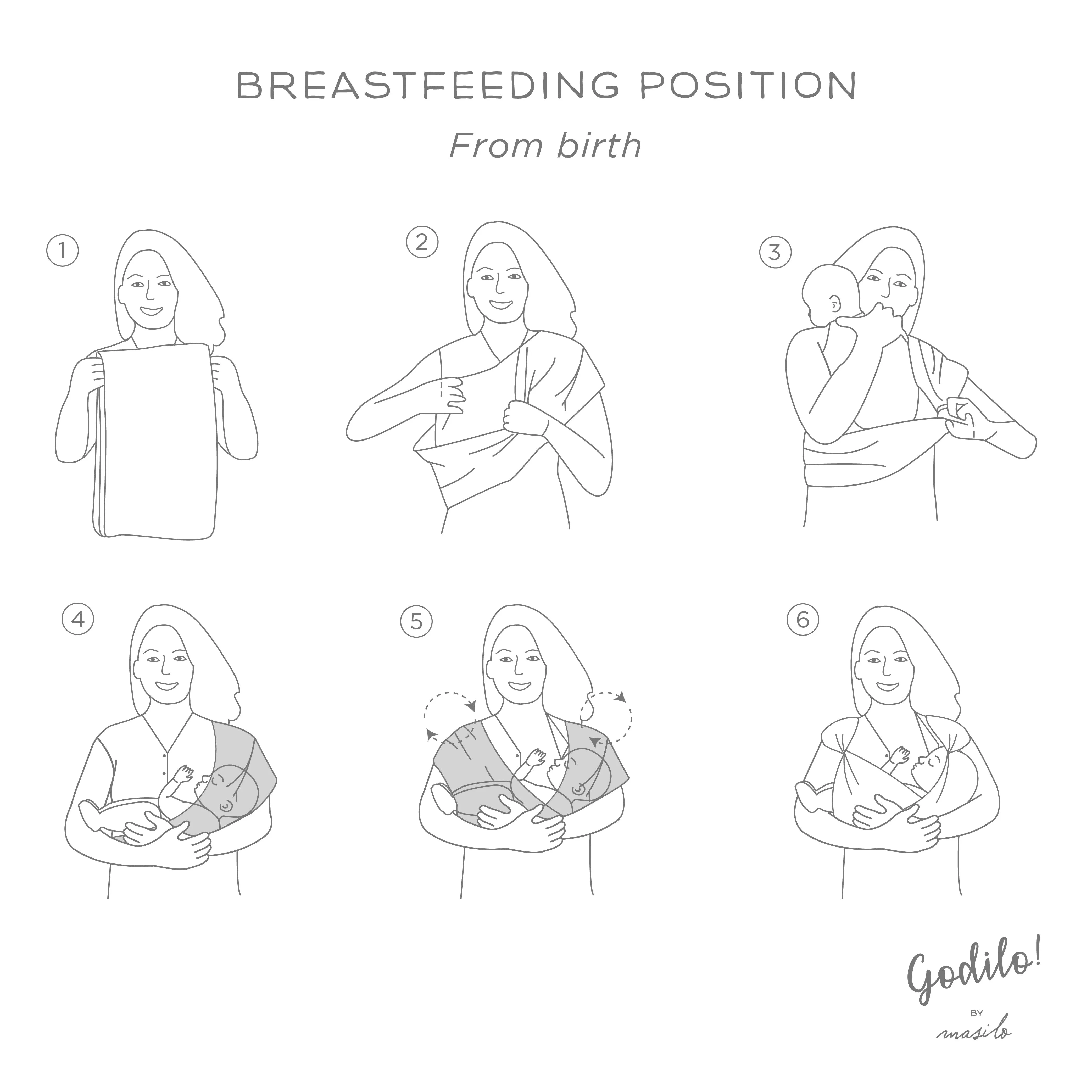 Godilo Ergonomic Organic Cotton Baby Carrier Wrap- Leaf