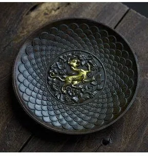 Gohobi  Four Great Beasts Copper Plate