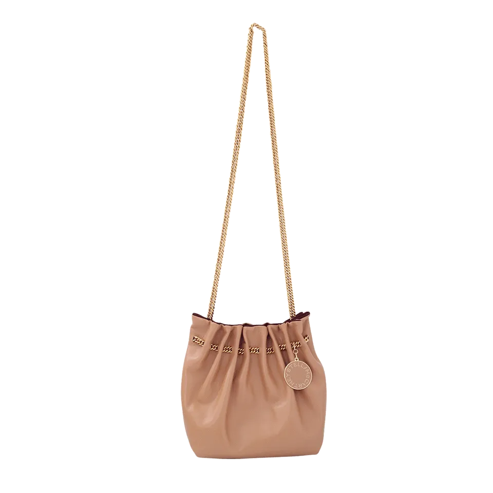 Gold Chain Bucket Bag