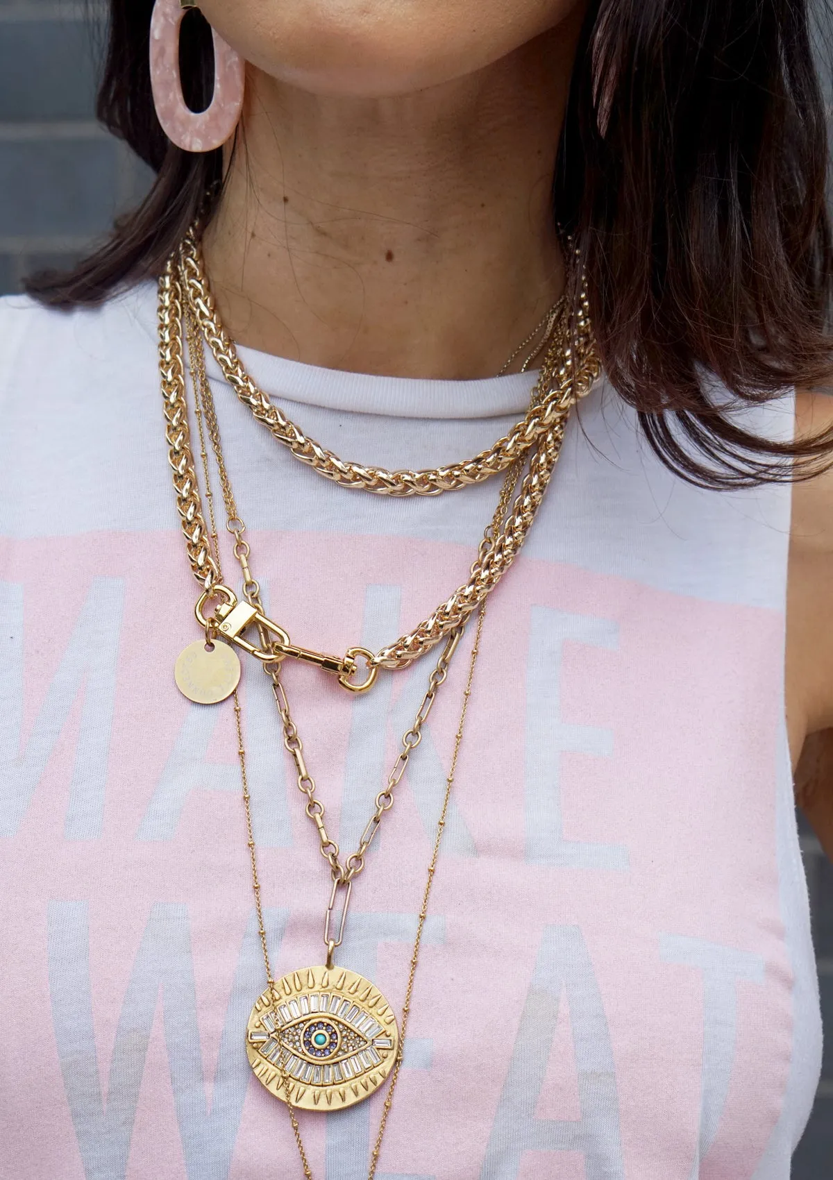 Gold Face Mask Chain