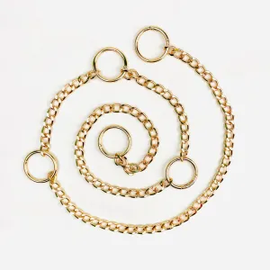 Gold Ring and Chain Crossbody Strap