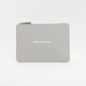 Grey Bridal Party Clutch Bag