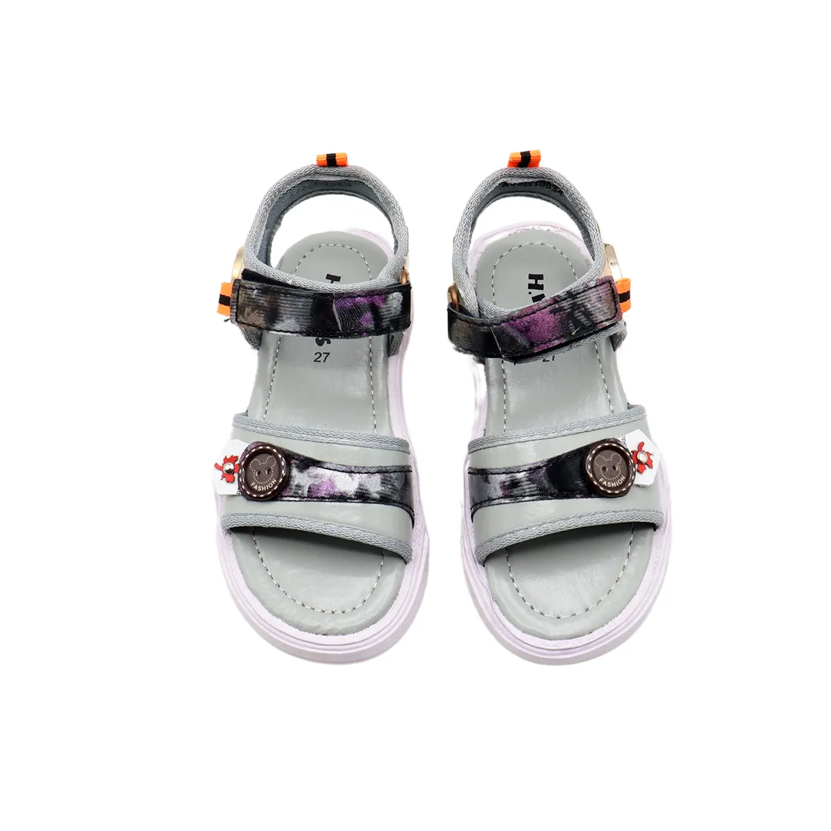 Grey Casual Sandal K00B10034