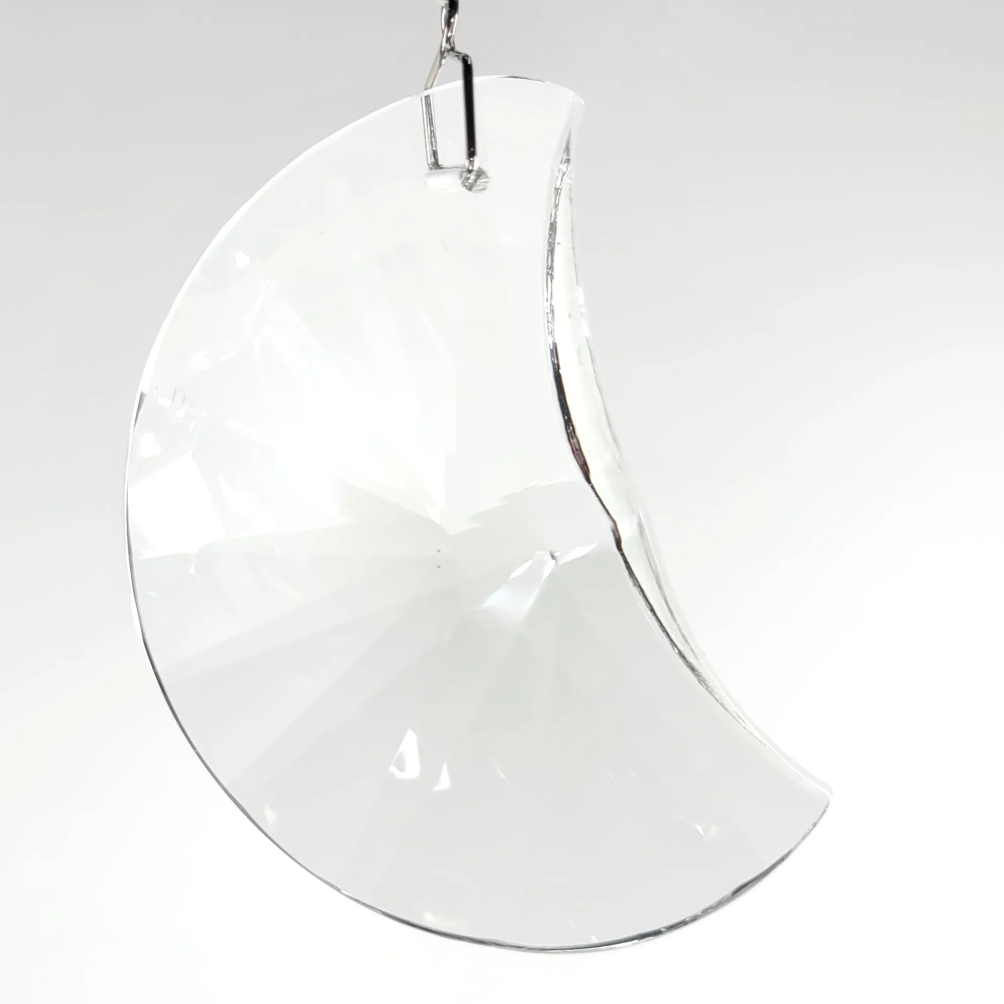 Hanging Crystal Suncatcher 60mm Magnificent Crystal Clear Moon Prism