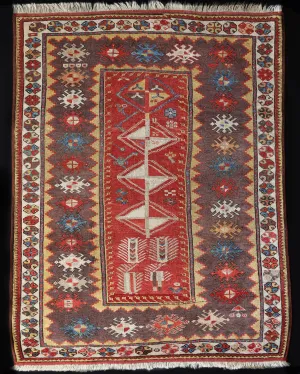 Heritage Collection - Antique Ada Milas Rug 3'8"x5'2"