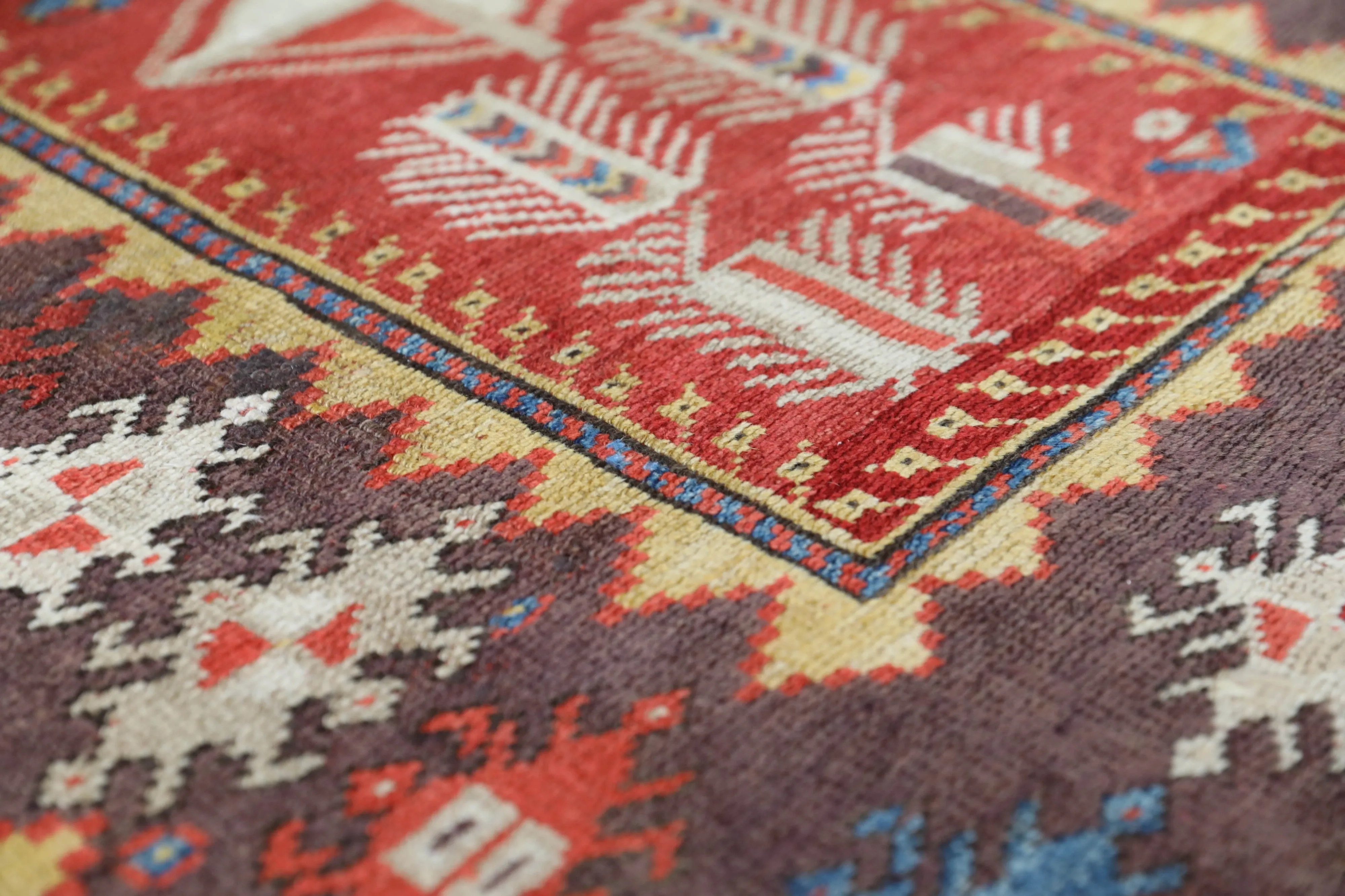 Heritage Collection - Antique Ada Milas Rug 3'8"x5'2"