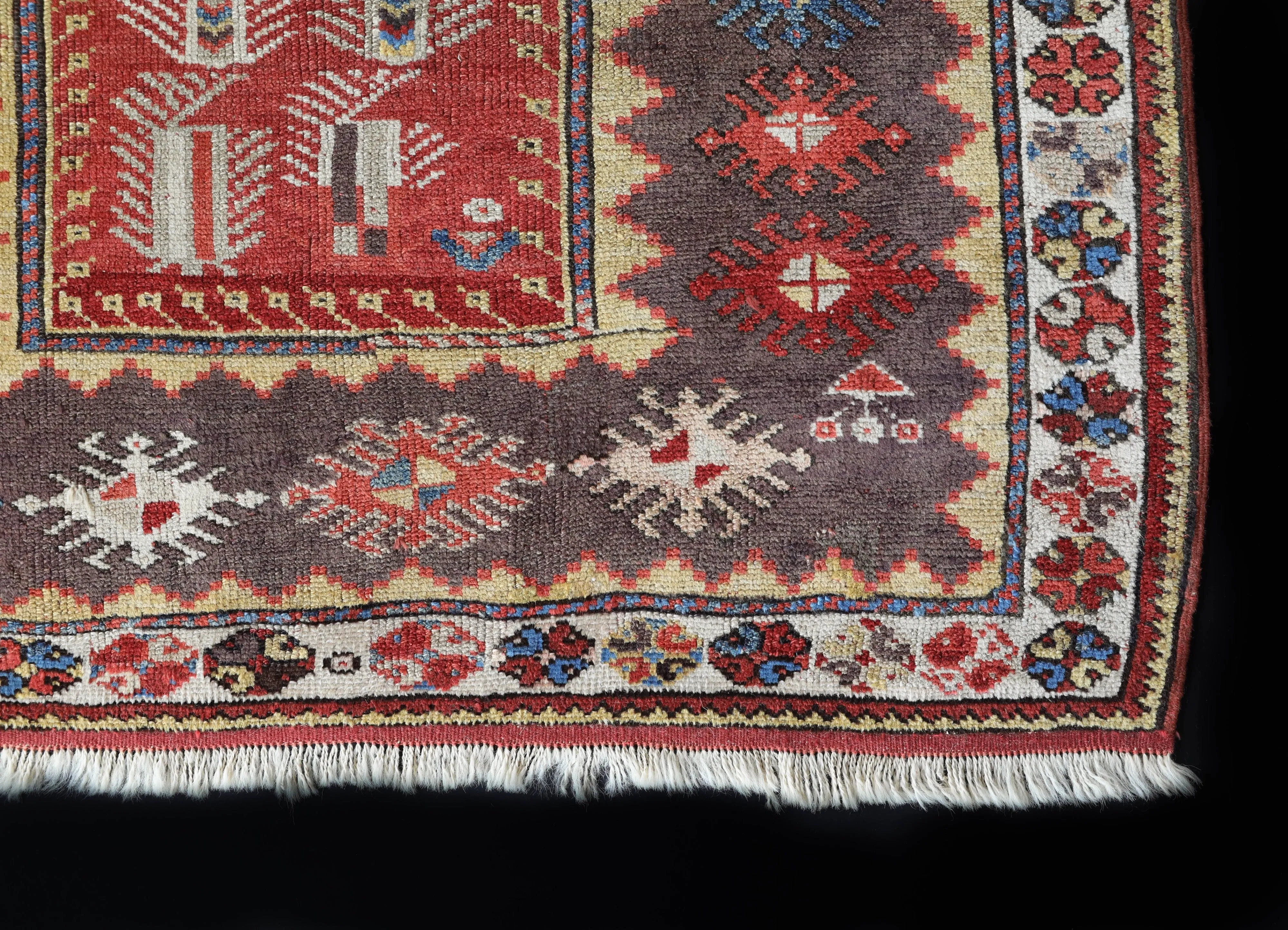 Heritage Collection - Antique Ada Milas Rug 3'8"x5'2"
