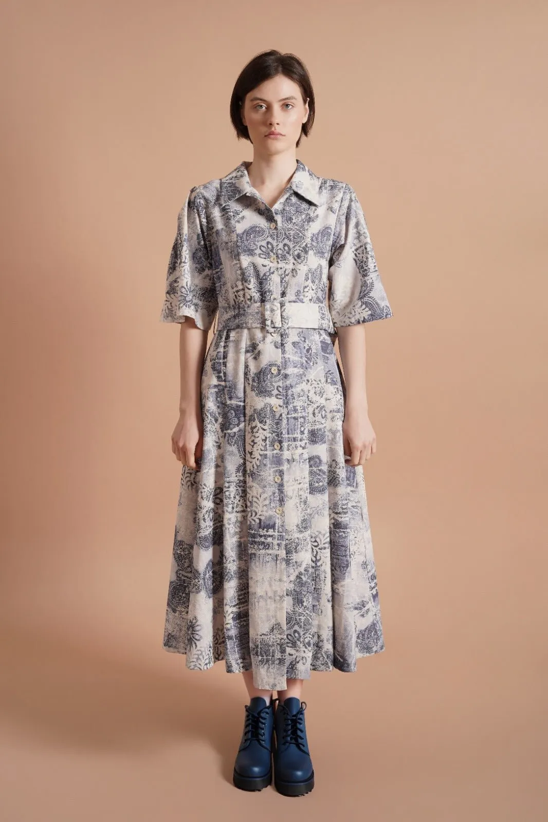 Heritage Tapestry Midi Dress