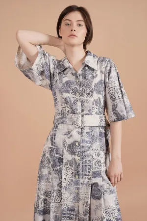 Heritage Tapestry Midi Dress