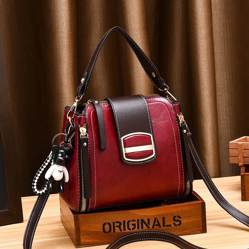 High-quality Faux Leather Small Satchel bag