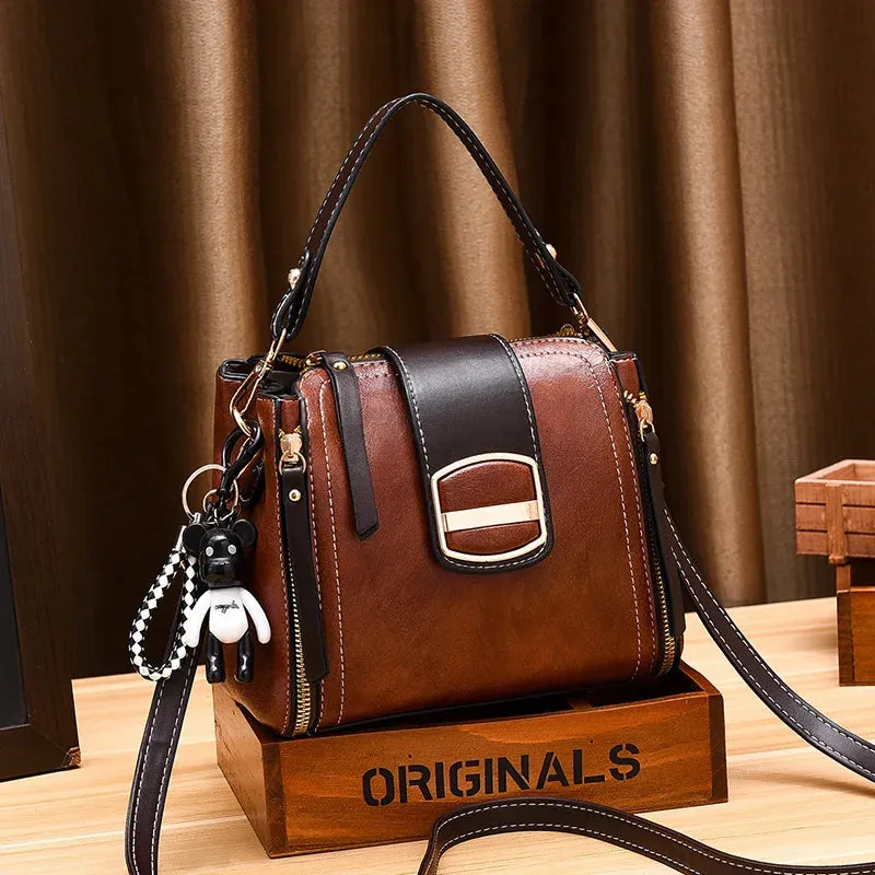 High-quality Faux Leather Small Satchel bag