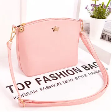 Hit Your Heart New Fashion Shell Women Messenger Bags Cross Pattern Women Bags PU Leather Mini Women Shoulder Bag Female