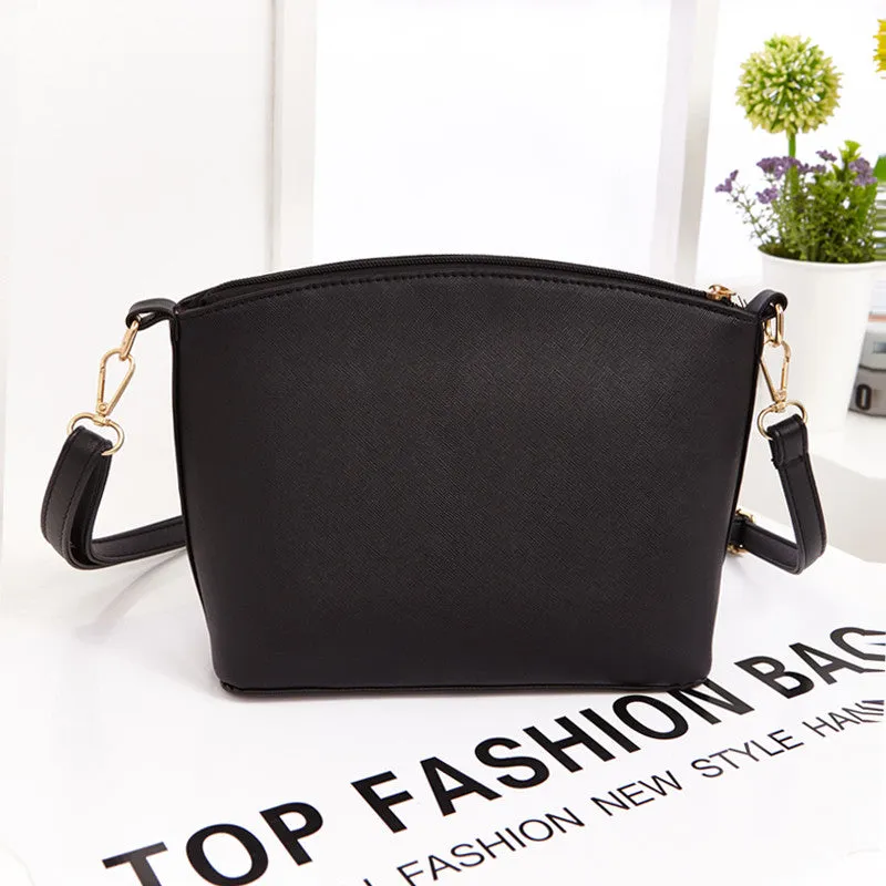 Hit Your Heart New Fashion Shell Women Messenger Bags Cross Pattern Women Bags PU Leather Mini Women Shoulder Bag Female