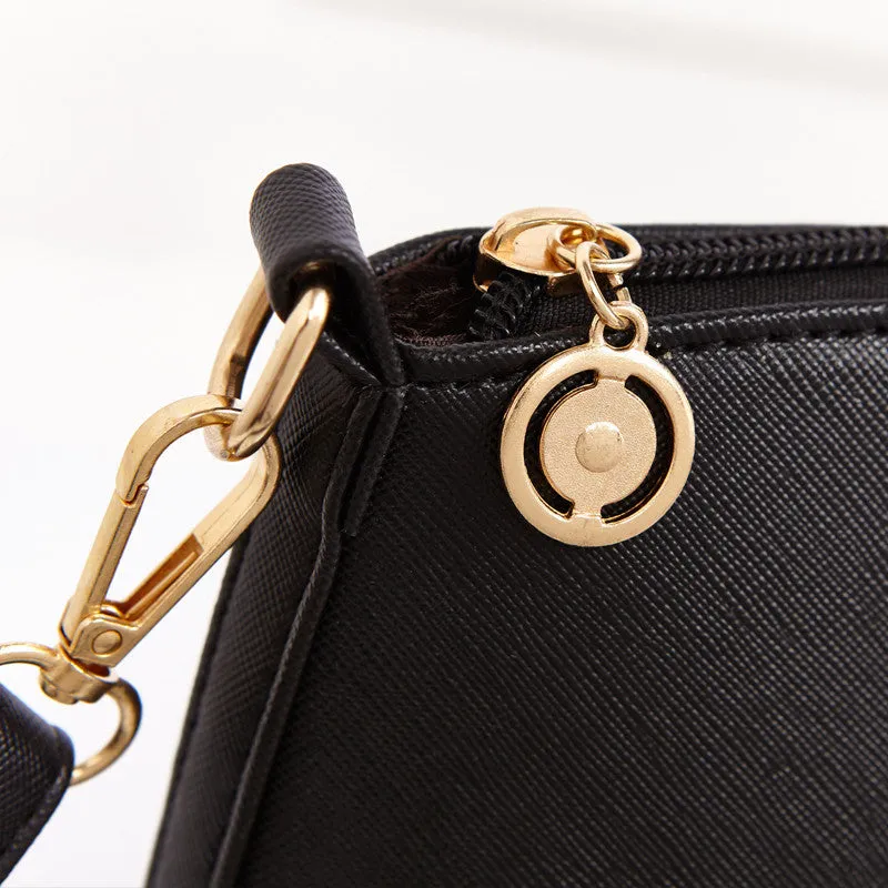 Hit Your Heart New Fashion Shell Women Messenger Bags Cross Pattern Women Bags PU Leather Mini Women Shoulder Bag Female