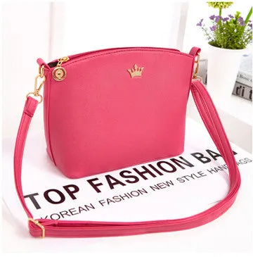 Hit Your Heart New Fashion Shell Women Messenger Bags Cross Pattern Women Bags PU Leather Mini Women Shoulder Bag Female