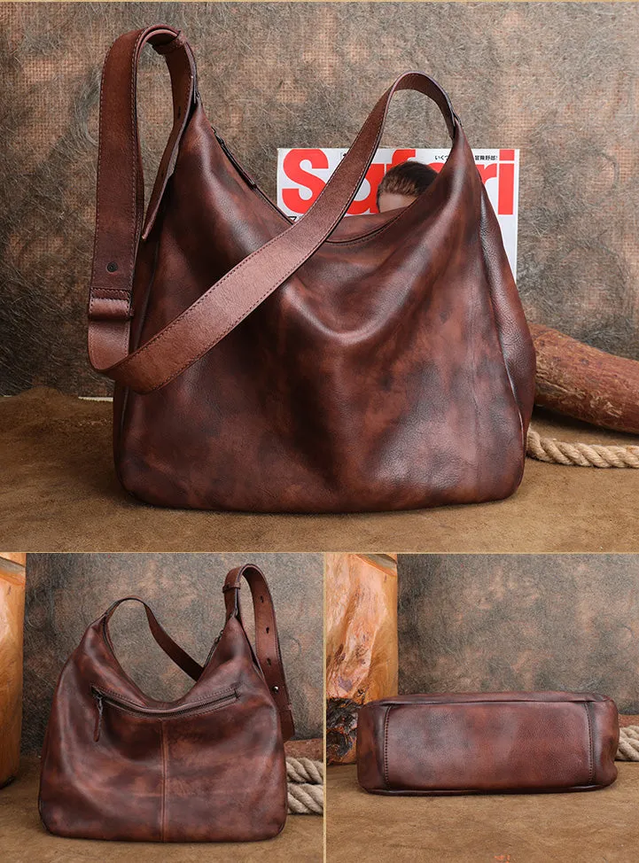Hobo Womens Leather Slouch Bag Black Crossbody Bags For Women