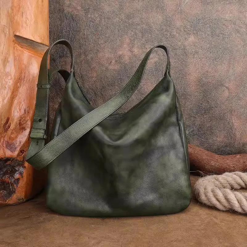 Hobo Womens Leather Slouch Bag Black Crossbody Bags For Women