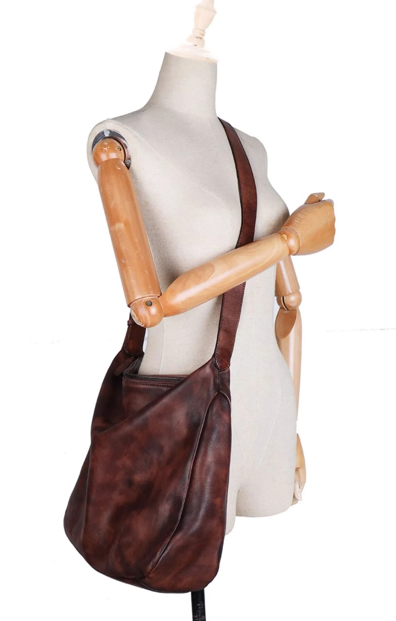 Hobo Womens Leather Slouch Bag Black Crossbody Bags For Women