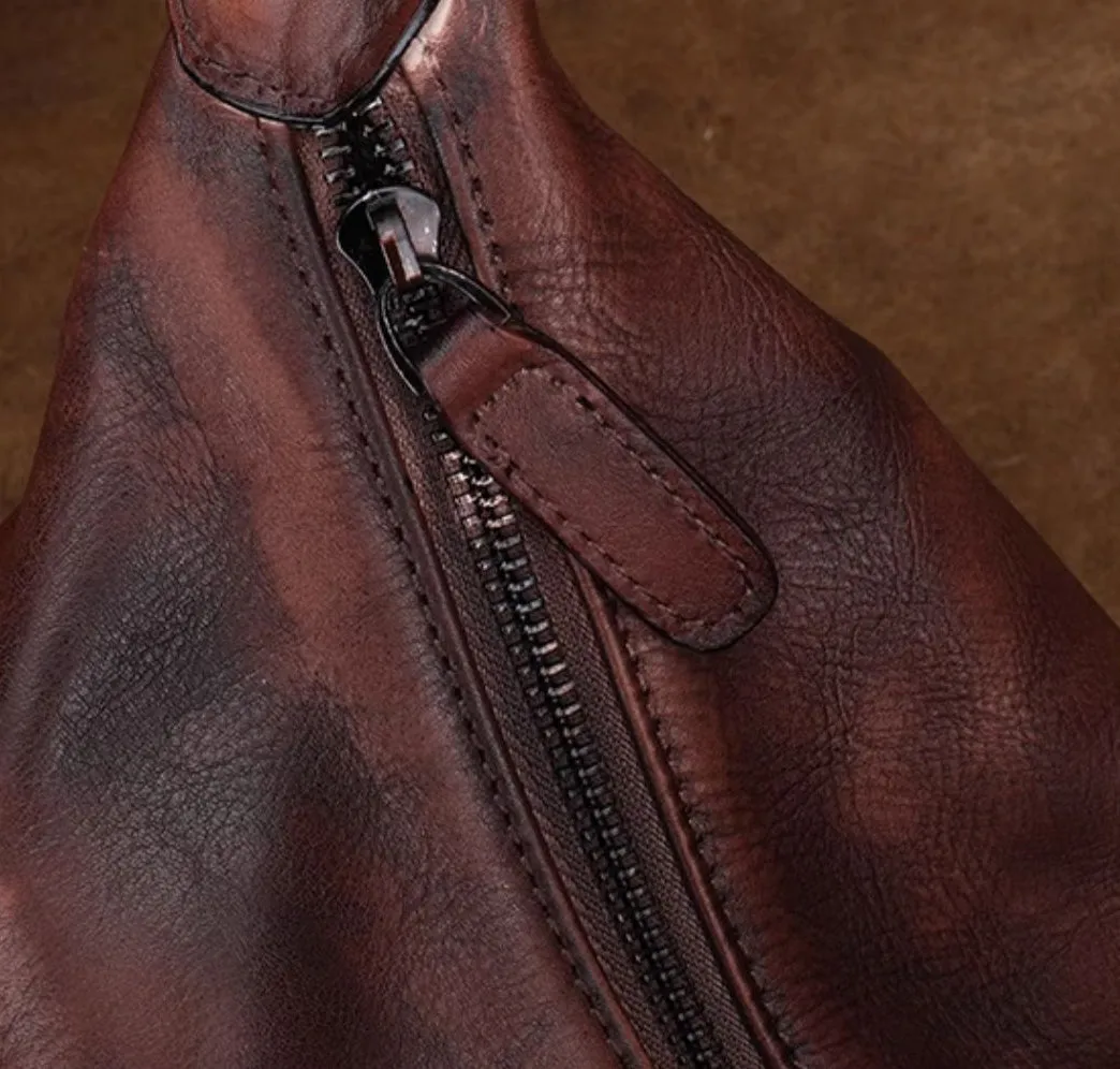 Hobo Womens Leather Slouch Bag Black Crossbody Bags For Women