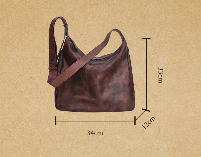 Hobo Womens Leather Slouch Bag Black Crossbody Bags For Women