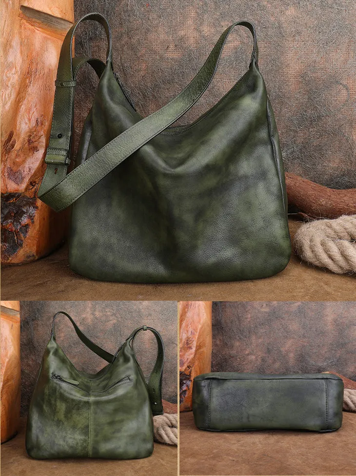 Hobo Womens Leather Slouch Bag Black Crossbody Bags For Women