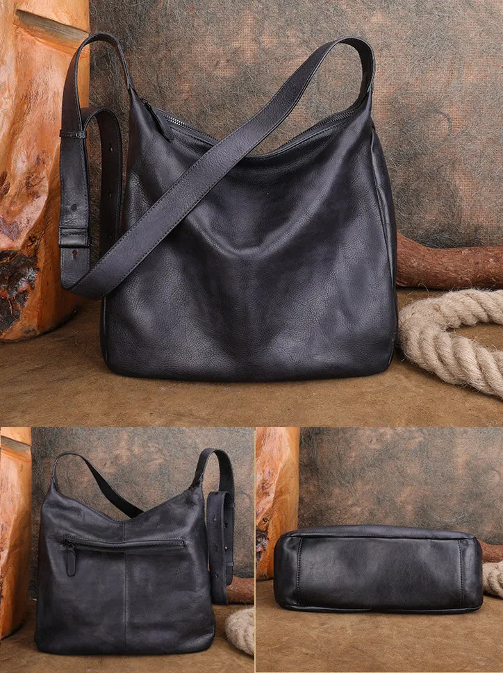 Hobo Womens Leather Slouch Bag Black Crossbody Bags For Women
