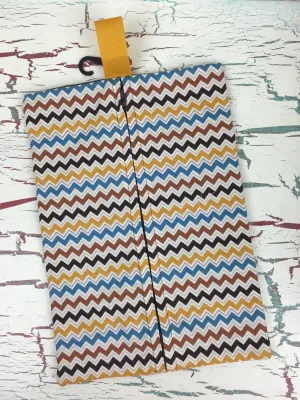 Hooty Hoot Chevron Brown Diaper/Wipee Case