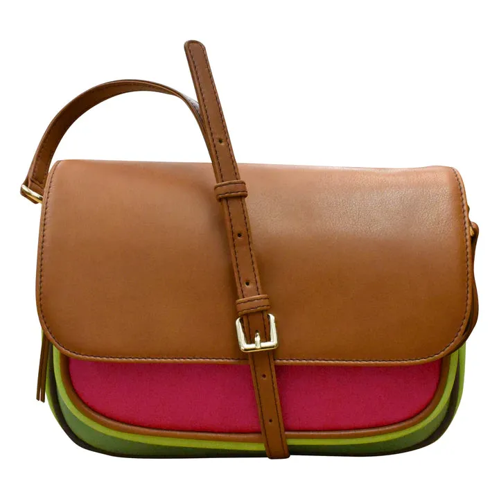 ILI New York Single Pocket Flap Crossbody 6797