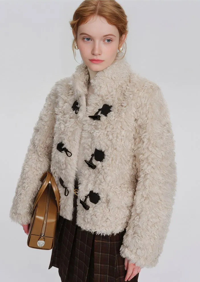 INTEGRATED FUR SHORT JACKET