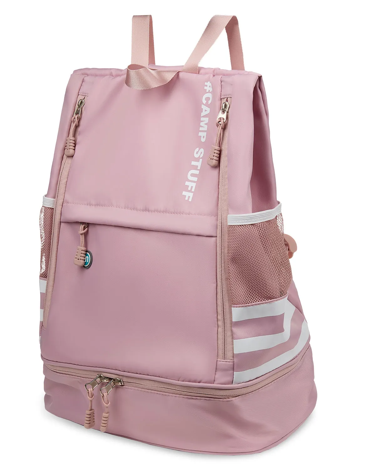 Kids Sporty Side Stripe Waterproof Camp Bag Backpack