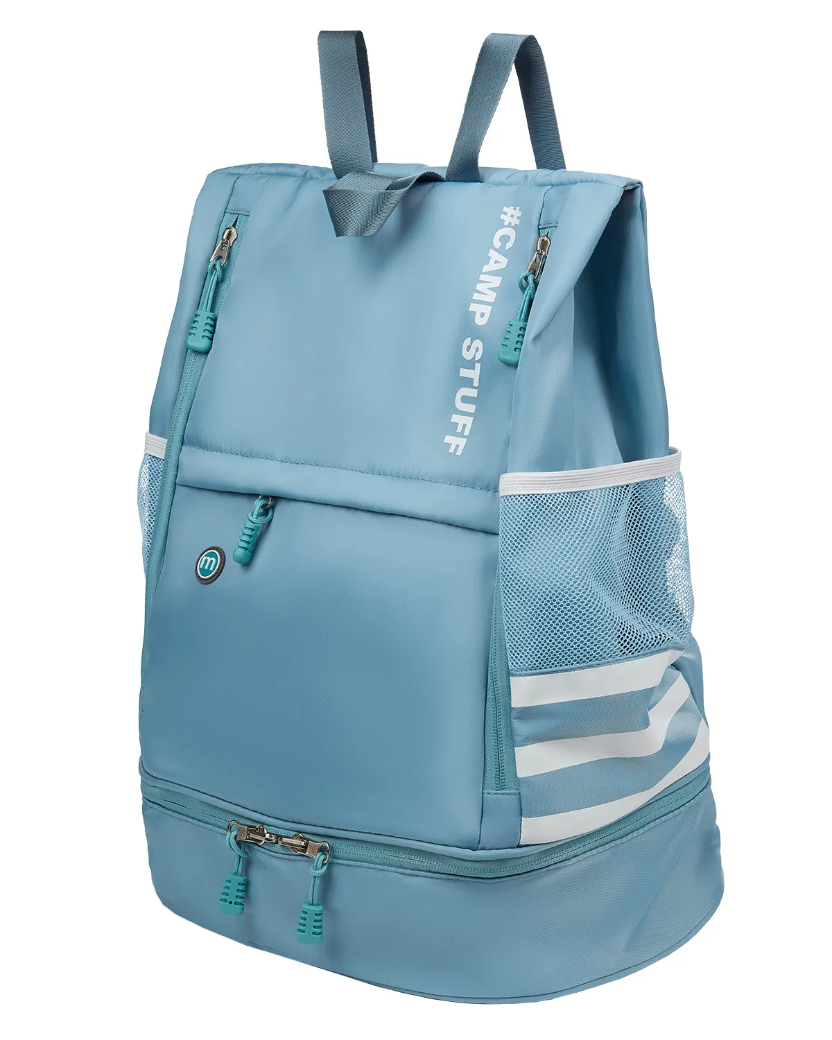Kids Sporty Side Stripe Waterproof Camp Bag Backpack