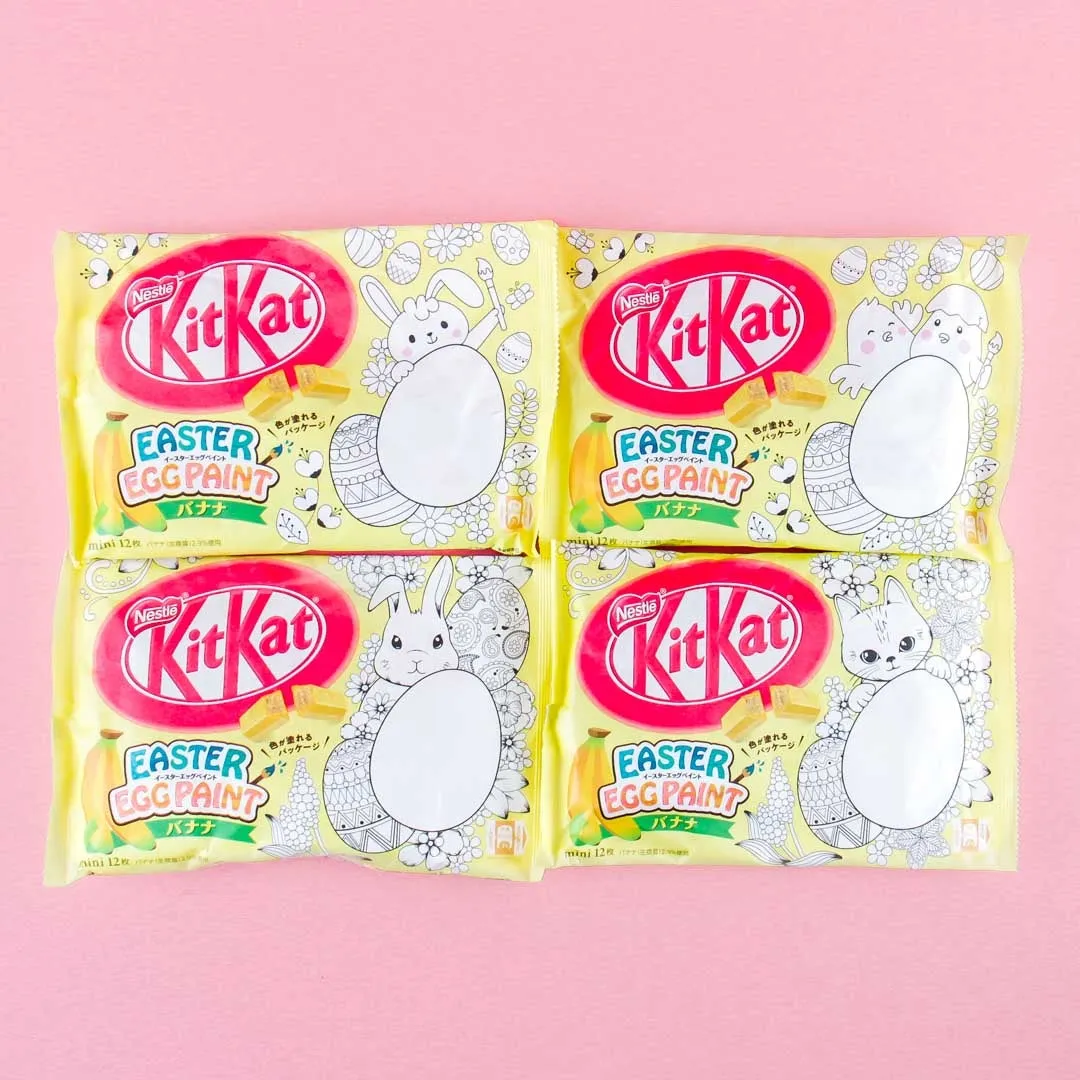 Kit Kat Easter Egg Paint Chocolates - Banana
