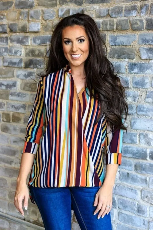 L&B Magnificent Surplice Blouse