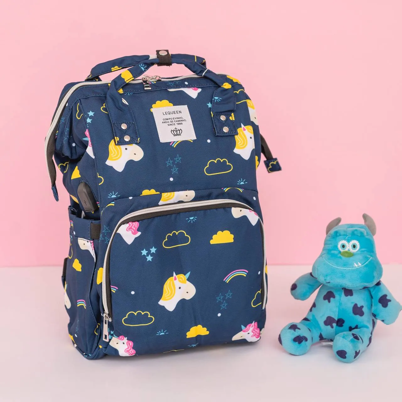 Le Queen Diaper Bag 4th gen (horseblue)