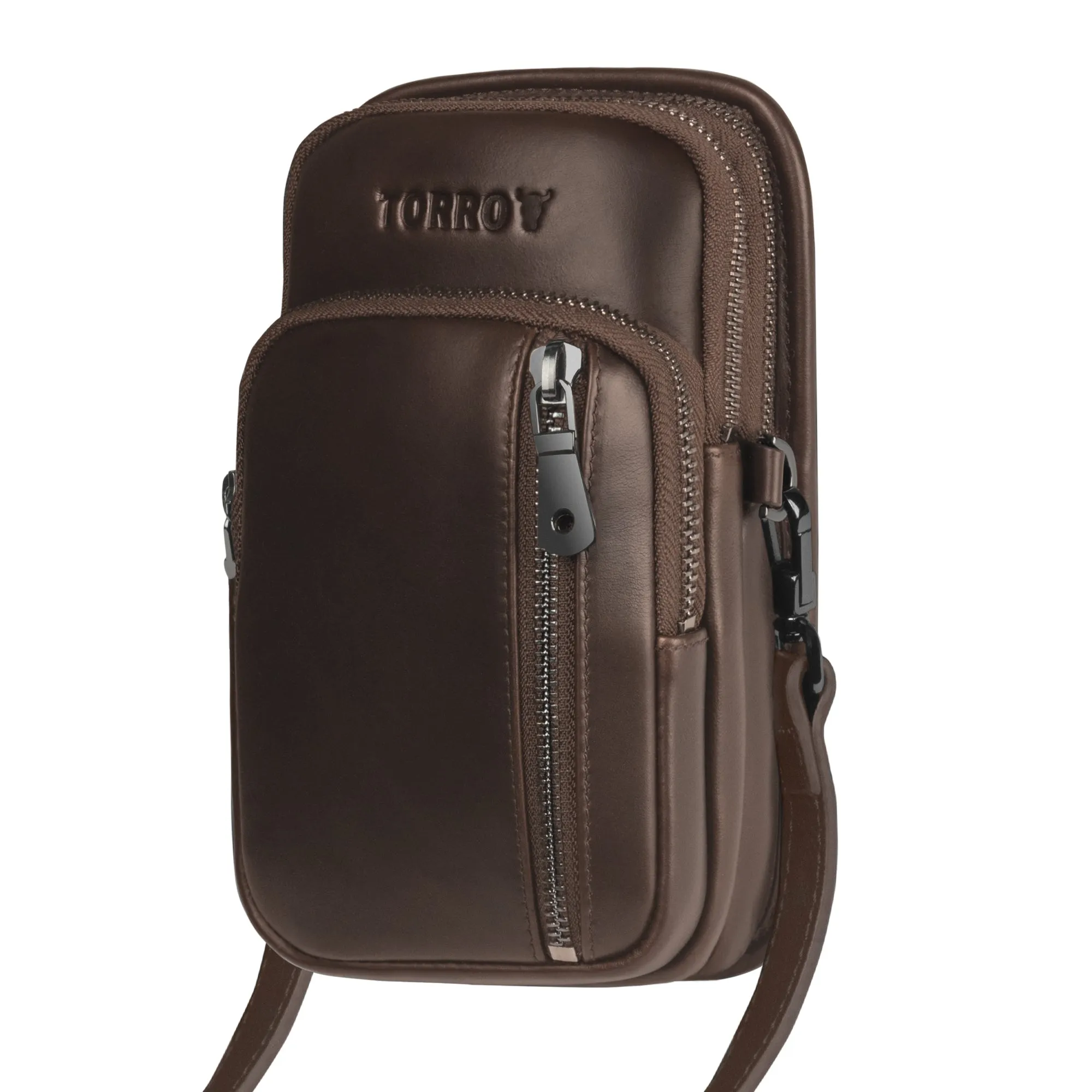 Leather Crossbody Phone Bag