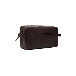 Leather Toiletry Bag Brown Cyprus