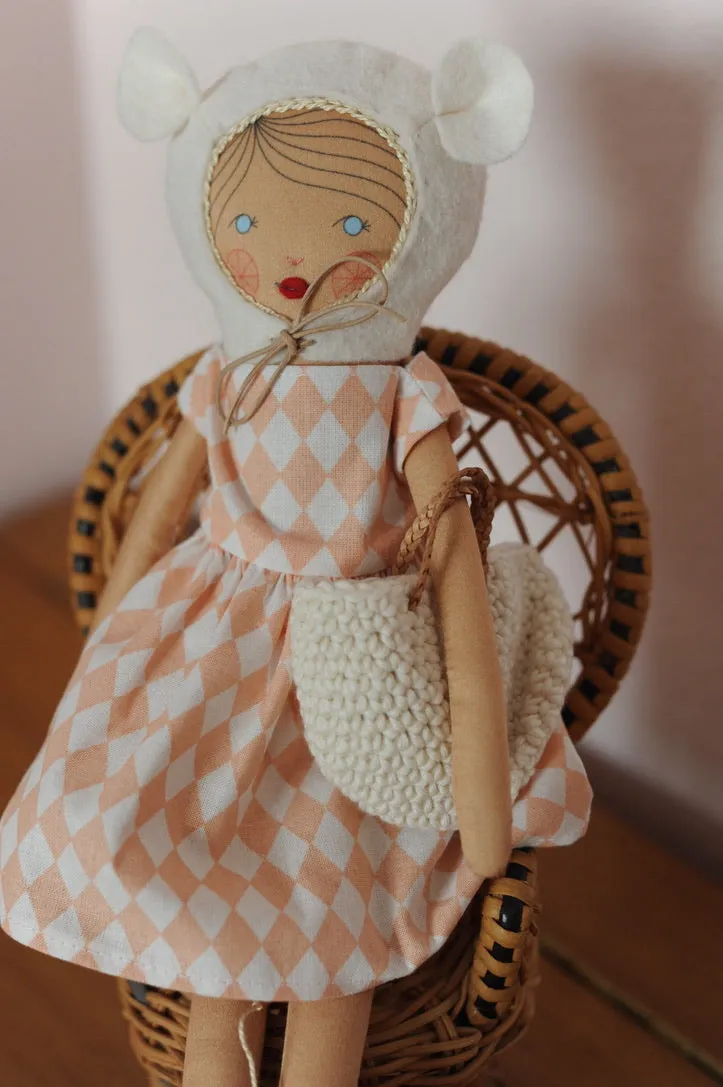 Limited Edition Hand-Made Cloth Doll