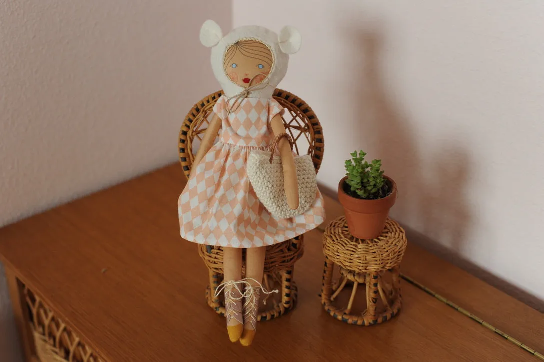 Limited Edition Hand-Made Cloth Doll