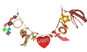 Love bag charms/ choker