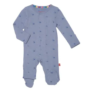 Magnetic Me Soft Slate Print Waffle Modal Magnetic Footie
